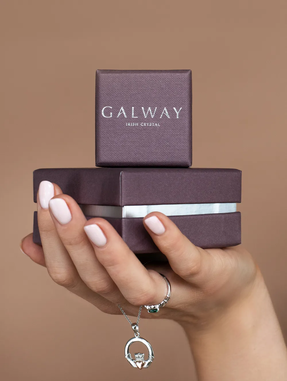 Heart of the Claddagh Silver & Gold Bracelet<Galway Crystal Sale