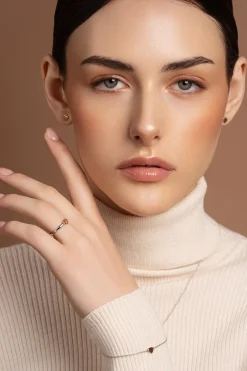 Heart of the Claddagh Silver & Rose Gold Pendant<Galway Crystal Outlet
