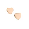 Heart of the Claddagh Silver & Rose Gold Earrings<Galway Crystal Clearance