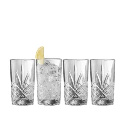 Inisheer Highball Glass - Set of 4<Galway Crystal Outlet