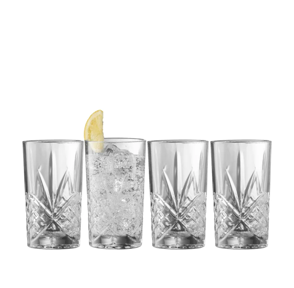 Inisheer Highball Glass - Set of 4<Galway Crystal Outlet