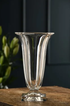 Large Footed Masterpiece Vase<Galway Crystal Sale