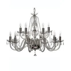 Leenane 15 arm Chandelier IRE/UK Fitting<Galway Crystal Clearance