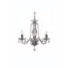 Leenane 3 Arm Chandelier IRE/UK Fitting<Galway Crystal