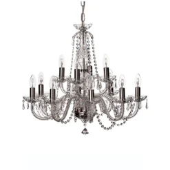 Leenane 12 Arm Chandelier US Fitting<Galway Crystal