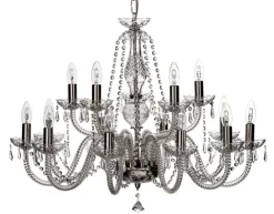 Leenane 15 arm Chandelier US Fitting<Galway Crystal Clearance