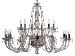 Leenane 18 Arm Chandelier US Fitting<Galway Crystal Hot