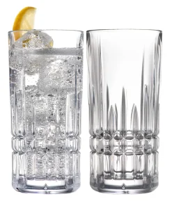 Liffey Hiball Glass Pair<Galway Crystal