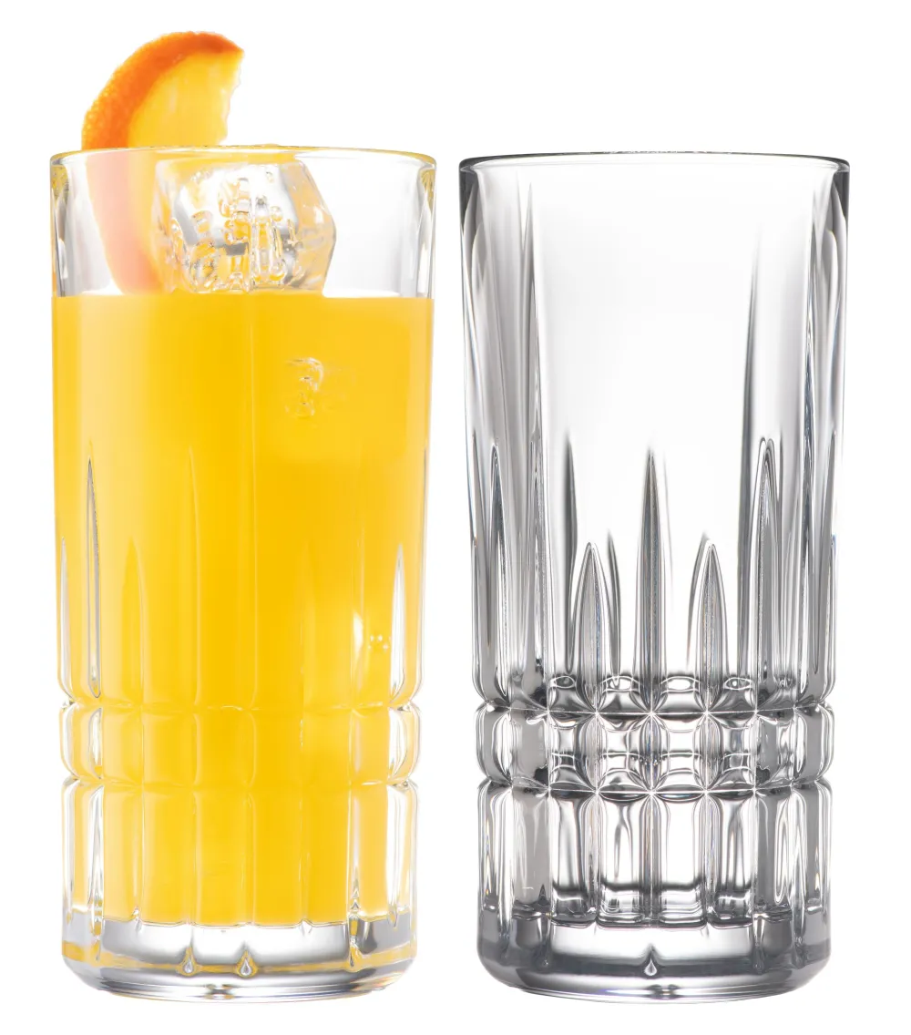 Liffey Hiball Glass Pair<Galway Crystal