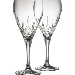 Longford Red Wine Glass Pair<Galway Crystal Sale