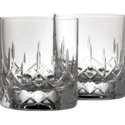 Longford Whiskey Glass Pair<Galway Crystal Hot