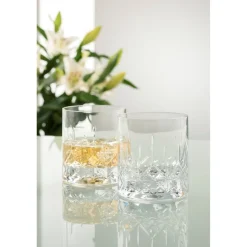 Longford Whiskey Glass Pair<Galway Crystal Hot