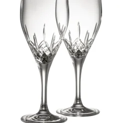 Longford White Wine Glass Pair<Galway Crystal Clearance