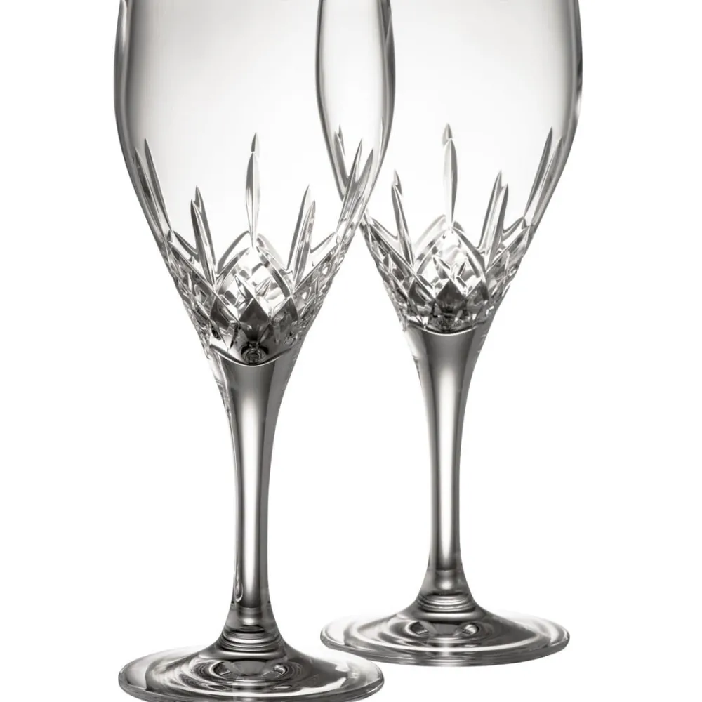 Longford White Wine Glass Pair<Galway Crystal Clearance