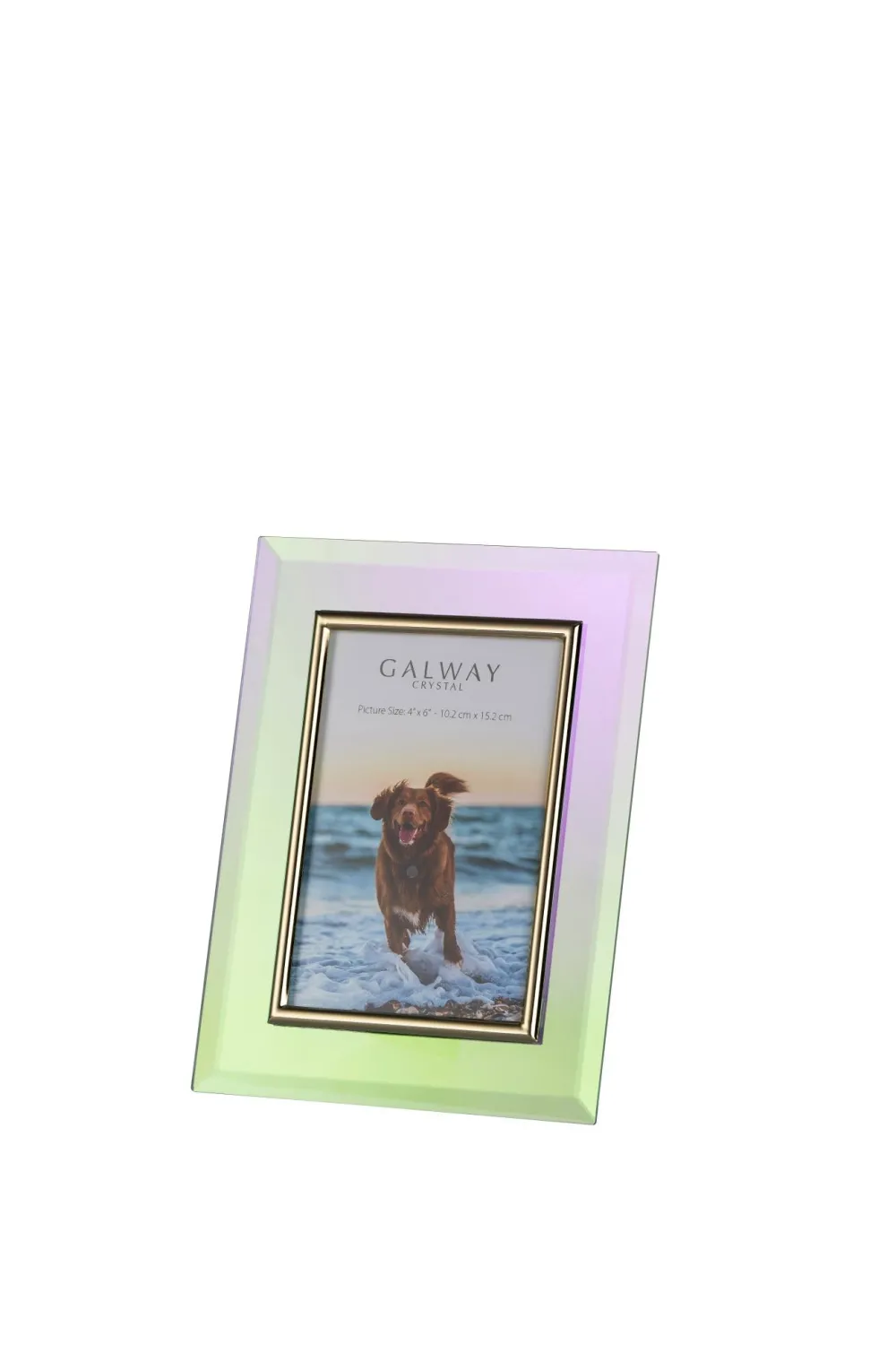 Lustre Glass Picture Frame 4 x 6<Galway Crystal Outlet