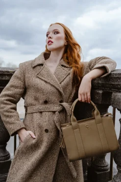 Medium Tote Sand Canvas<Galway Crystal New