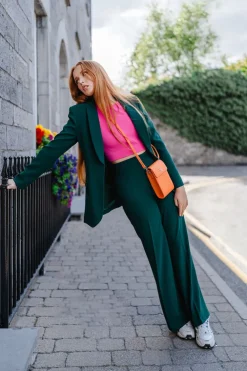 Mini Cross Body Bag - Orange<Galway Crystal