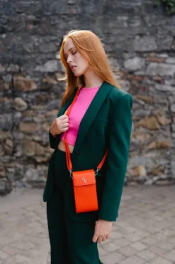 Mini Cross Body Bag - Tangerine<Galway Crystal Online
