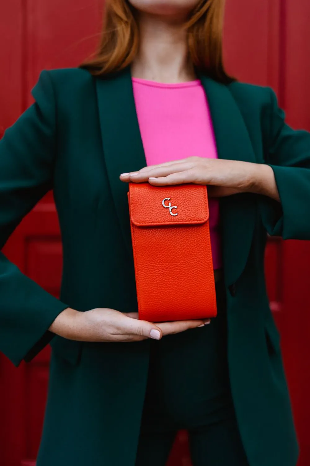 Mini Cross Body Bag - Tangerine<Galway Crystal Online