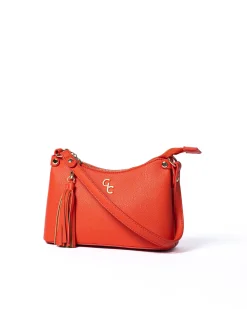 Mini Shoulder Bag Vermilion<Galway Crystal Hot