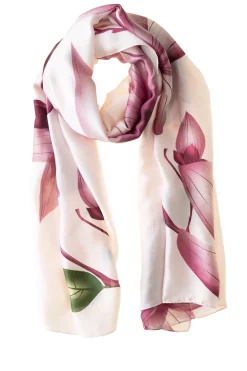 Mulberry Blossom Polyester Scarf<Galway Crystal Sale