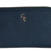 Navy Ladies Zip Wallet<Galway Crystal Clearance