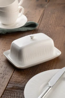 New Erne Butter Dish<Galway Crystal Online