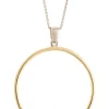 Pearl Hoop Sterling Silver & Gold Pendant<Galway Crystal Discount