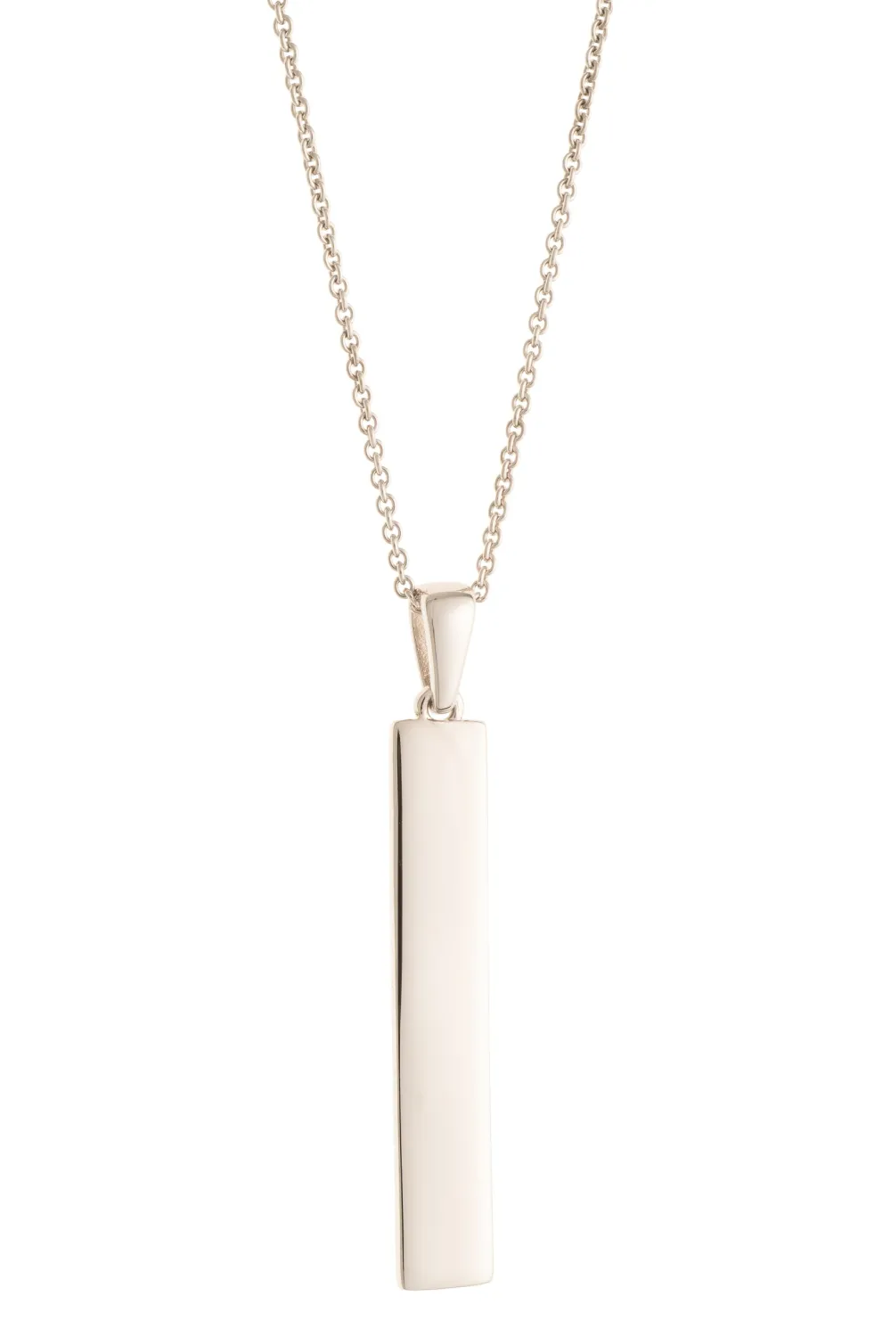 Plain Bar Sterling Silver Pendant<Galway Crystal Sale