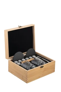 Renmore Bamboo Wooden Gift Set<Galway Crystal Outlet