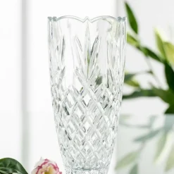 Renmore 10" Vase<Galway Crystal Outlet