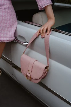 Saddle Bag Pink<Galway Crystal New