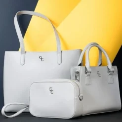 Shoulder Bag - Grey<Galway Crystal Online
