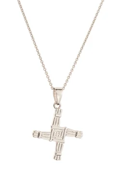 St. Brigid's Cross Pendant<Galway Crystal Clearance
