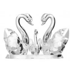 Swan Family<Galway Crystal Hot