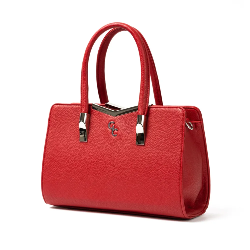 Top Handle Bag in Red<Galway Crystal New