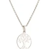 Tree Of Life Sterling Silver Pendant - Small<Galway Crystal Best