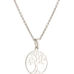 Tree Of Life Sterling Silver Pendant - Small<Galway Crystal Best