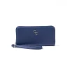 Women's Leather Wallet in Navy<Galway Crystal