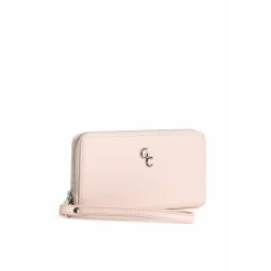 Women's Leather Wallet in Pink<Galway Crystal