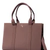 XL Tote Mauve Taupe Canvas<Galway Crystal Outlet