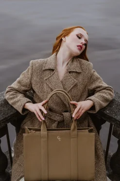 XL Tote Sand Canvas<Galway Crystal Online